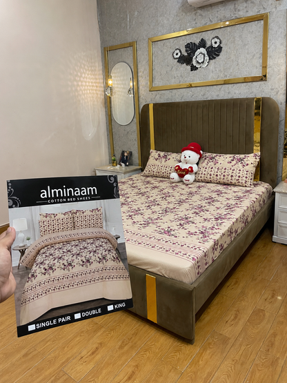 Rose Meadow 100% Cotton 3 Piece Bedsheet Set in Pakistan