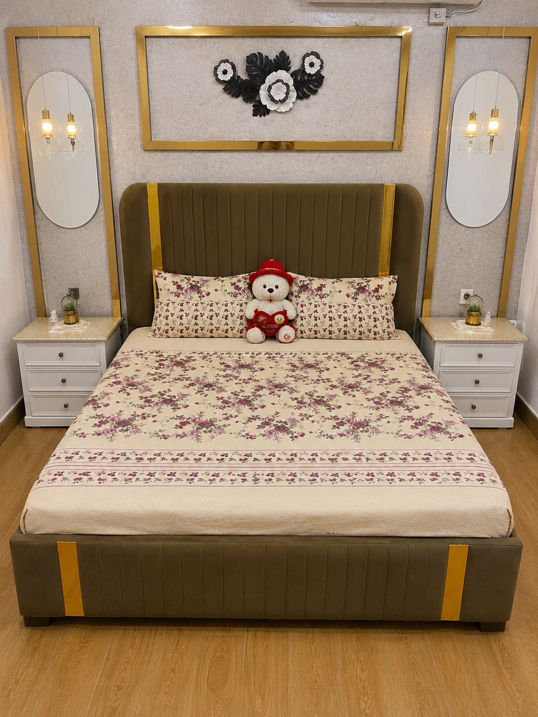 Rose Meadow 100% Cotton 3 Piece Bedsheet Set in Pakistan