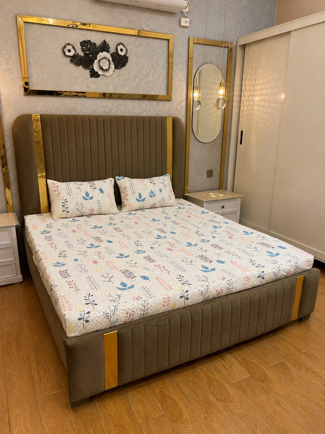 Spring Meadow Waterproof Cotton Fitted Bedsheet Set